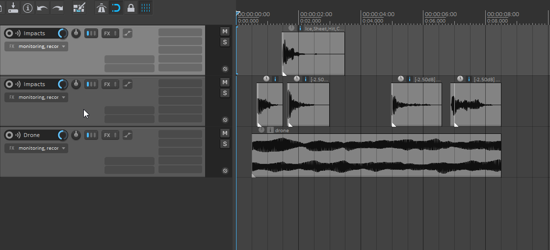 Create FX Track preview