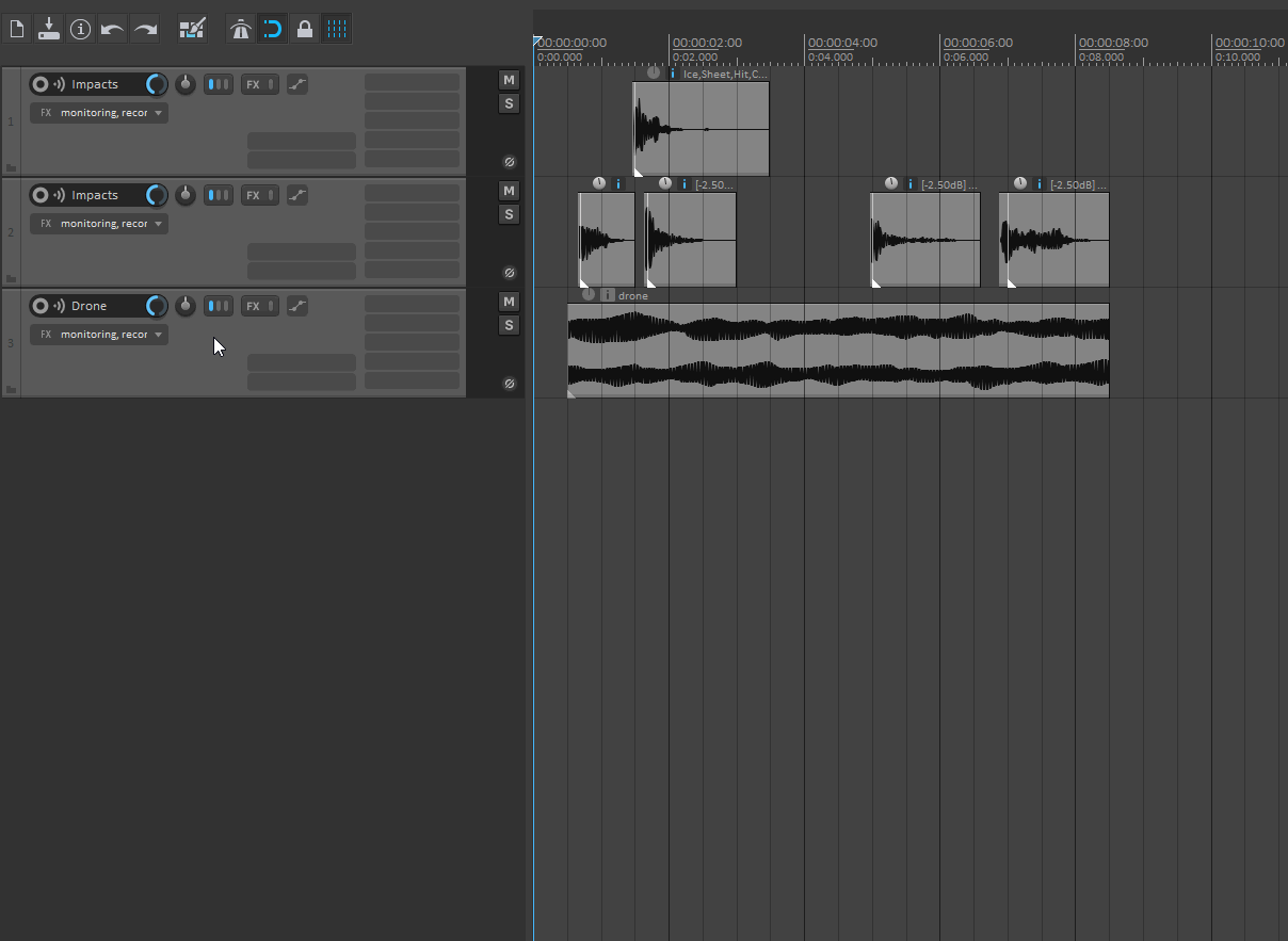 Toggle Custom Heights - Envelopes and Tracks preview